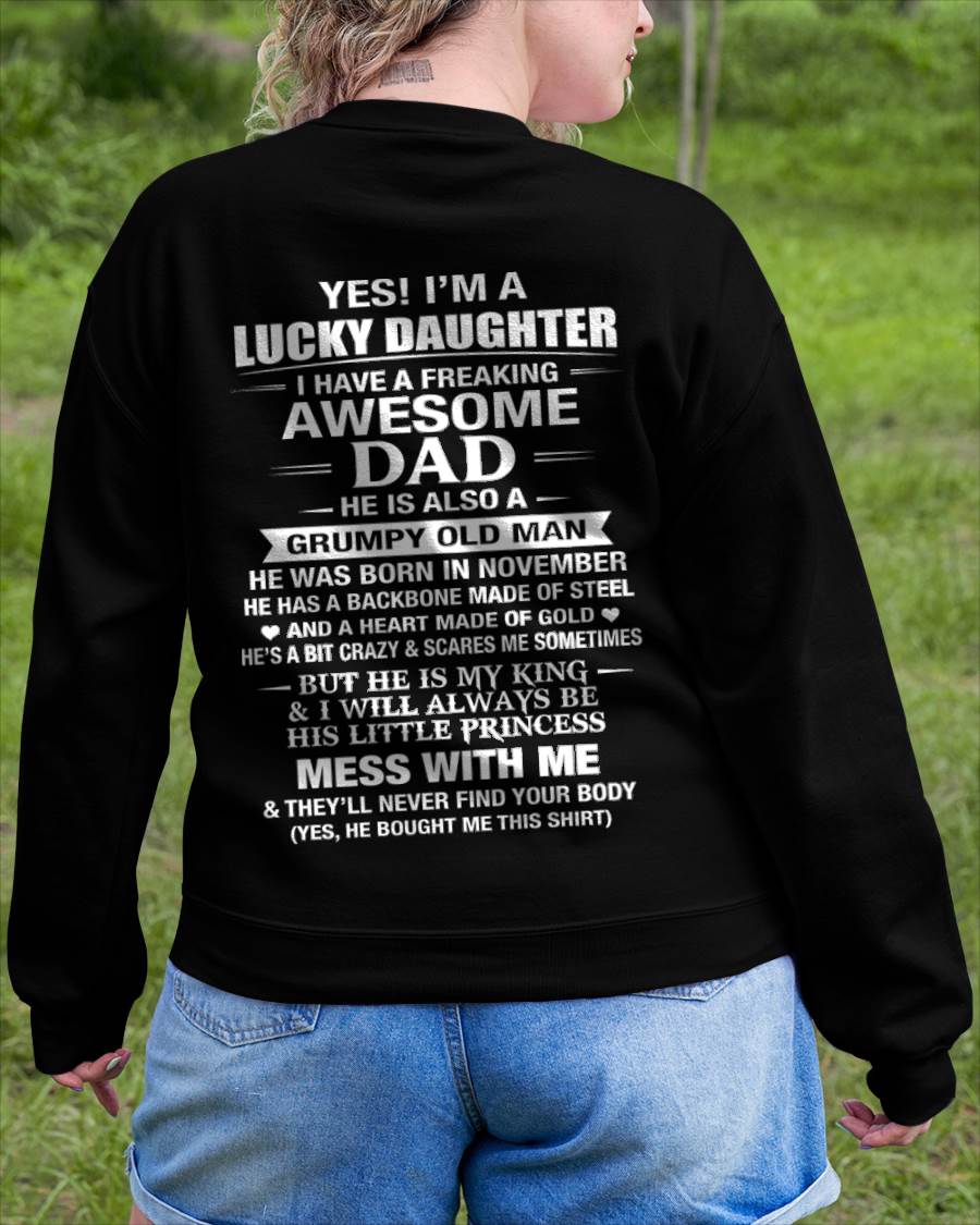 NOVEMBER - BEHIND EVERY STRONG GIRL IS AN AWESOME DAD - FROM DAD - TLEE11 (SKU2605-405-11)