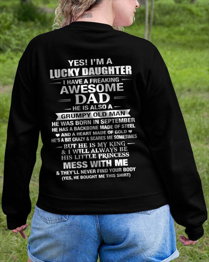 SEPTEMBER - BEHIND EVERY STRONG GIRL IS AN AWESOME DAD - FROM DAD - TLEE09 (SKU2605-405-09)