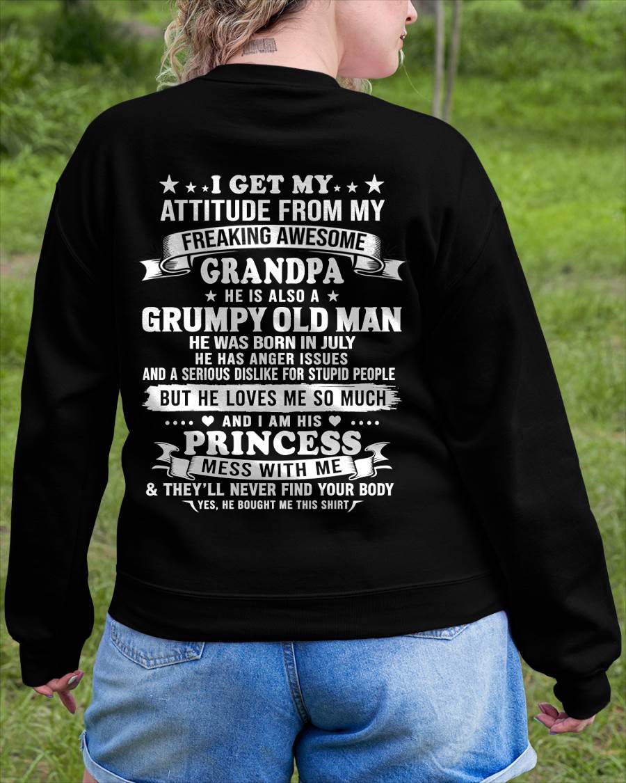 JULY - MY GRUMPY OLD GRANDPA LOVES ME FUNNY - FROM GRANDPA - TLEE07 (SKU2609-10-07)