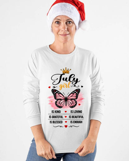JULY GIRL BUTTERFLY SHIRT - FOR WOMEN - TLEE07 (SKU2608-593-07)