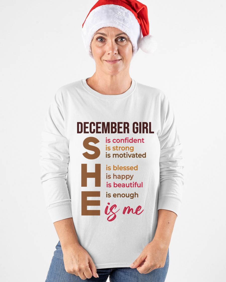 DECEMBER GIRL - SHE IS ME - FOR WOMEN - TLEE12 (SKU2607-164-12)
