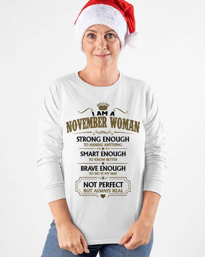 NOVEMBER WOMAN – BOLD STRONG REAL - FOR WOMEN - TLEE11 (SKU2605-90-11)