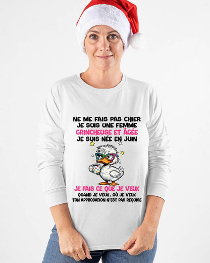 JE SUIS UNE FILLE DE JUIN - POUR FEMME - TLEE06 (SKU2604-117-06)