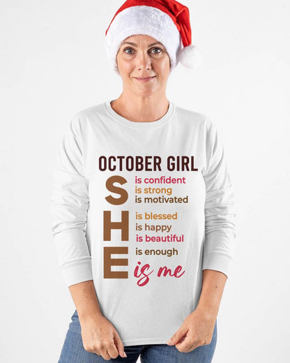 OCTOBER GIRL - SHE IS ME - FOR WOMEN - TLEE10 (SKU2607-164-10)