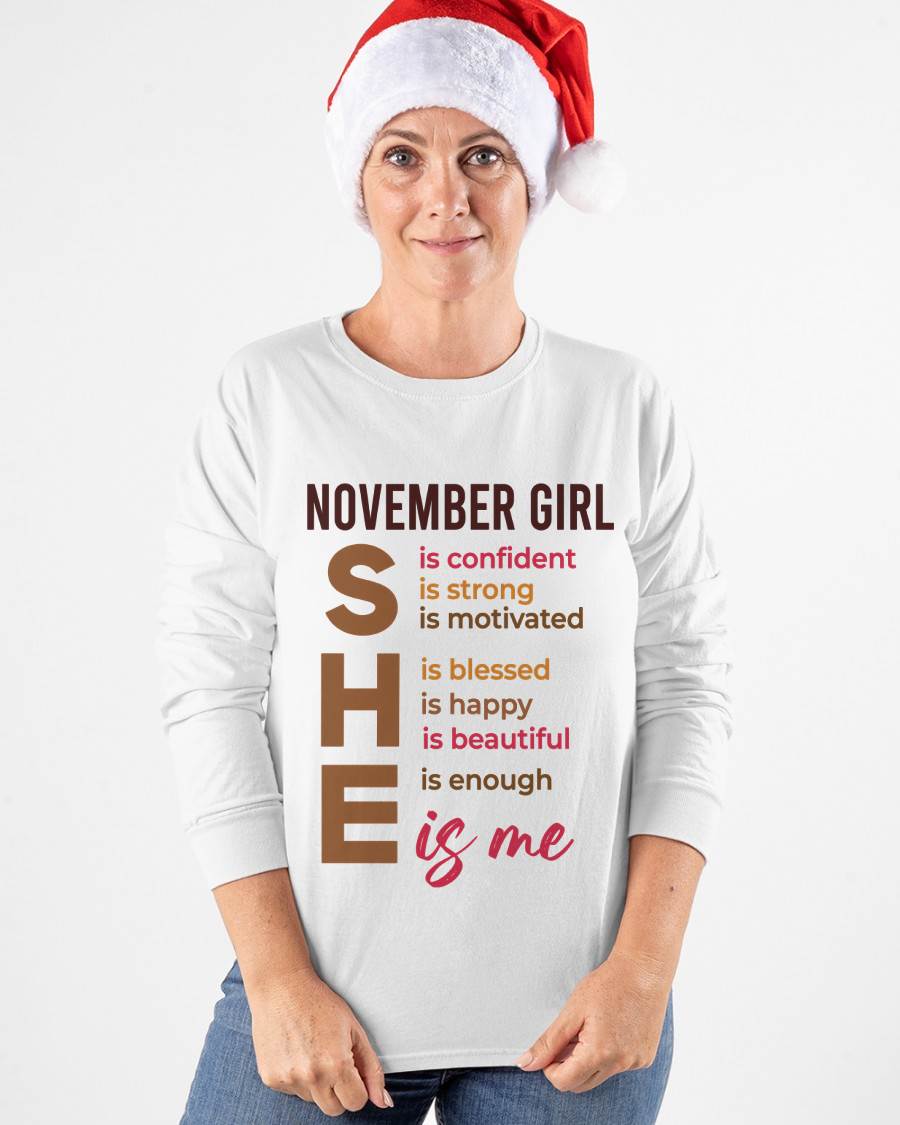 NOVEMBER GIRL - SHE IS ME - FOR WOMEN - TLEE11 (SKU2607-164-11)
