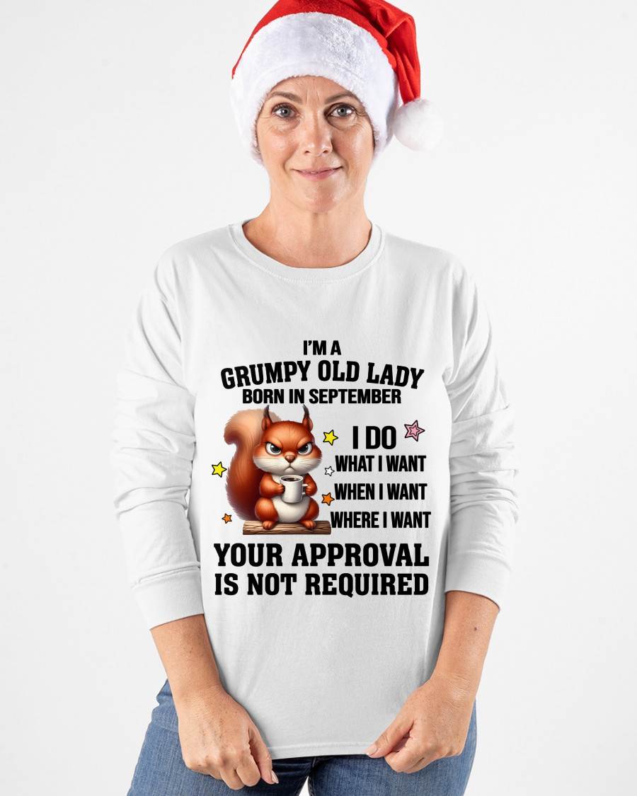 SEPTEMBER BORN WOMEN DON’T NEED APPROVAL TEE - FOR WOMEN - TLEE09 (SKU2605-211-09)