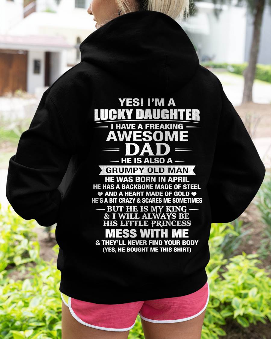 APRIL - BEHIND EVERY STRONG GIRL IS AN AWESOME DAD - FROM DAD - TLEE04 (SKU2605-405-04)