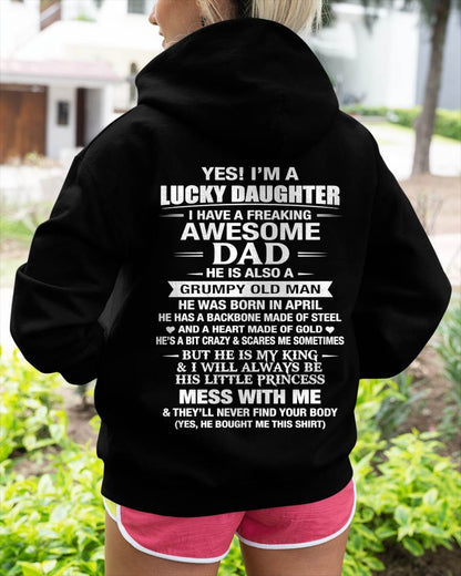 APRIL - BEHIND EVERY STRONG GIRL IS AN AWESOME DAD - FROM DAD - TLEE04 (SKU2605-405-04)