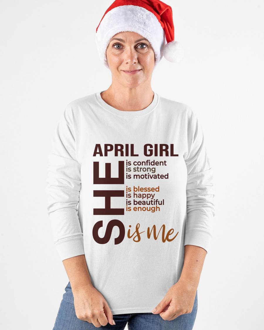 APRIL BORN GIRL – CONFIDENT & STRONG - FOR WOMEN - TLEE04 (SKU2605-04-04)