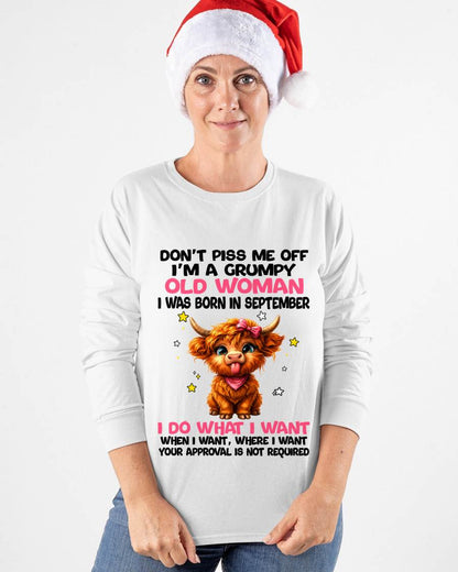 SEPTEMBER GRUMPY LADY SHIRT - FOR WOMEN - TLEE09 (SKU2607-215-09)
