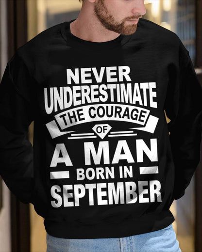SEPTEMBER BORN MAN : COURAGE STRENGTH & PRIDE - FOR MAN - TLEE09 (SKU2606-126-09)