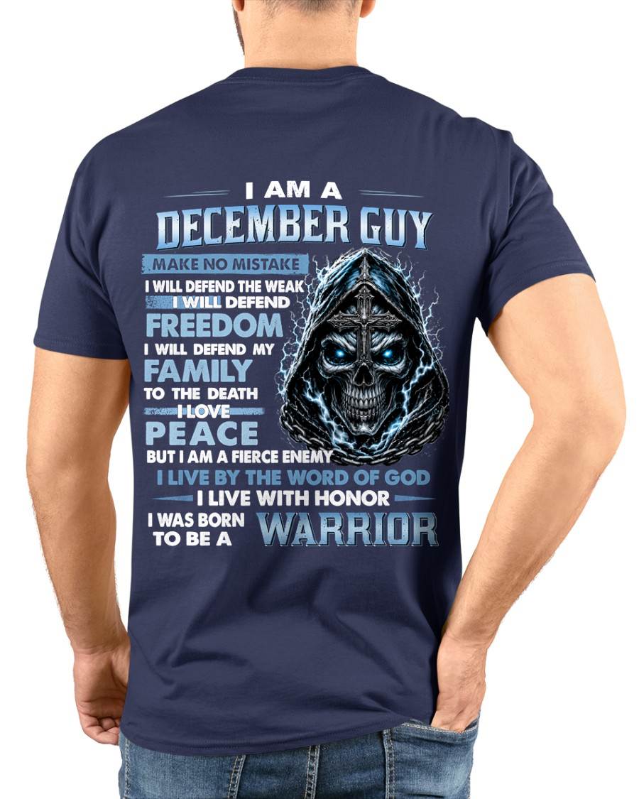 DECEMBER GUY – NEVER BACK DOWN - FOR MAN - TLEE12 (SKU2607-271-12)