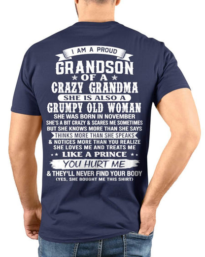 NOVEMBER - GRANDSON OF A CRAZY GRANDMA - FROM GRANDMA - TLEE11 (SKU2606-274-11)