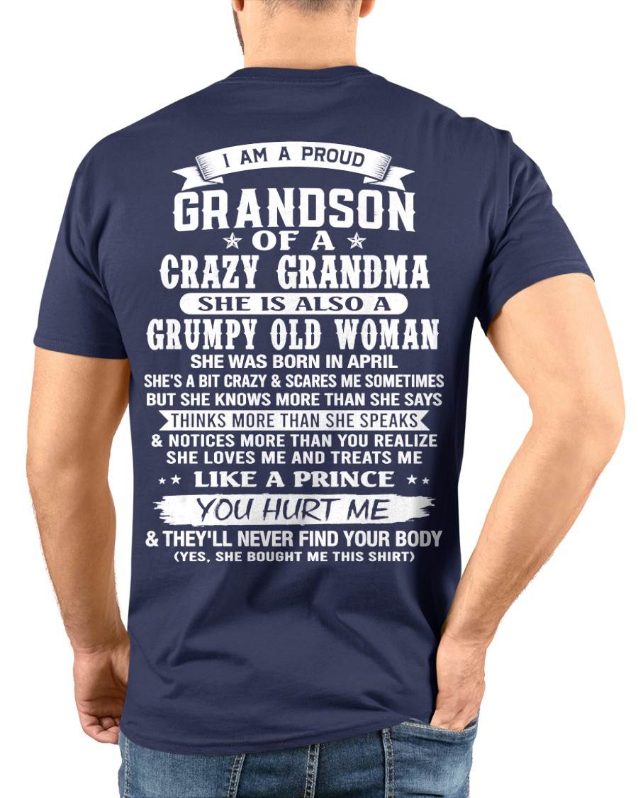 APRIL - GRANDSON OF A CRAZY GRANDMA - FROM GRANDMA - TLEE04 (SKU2606-274-04)