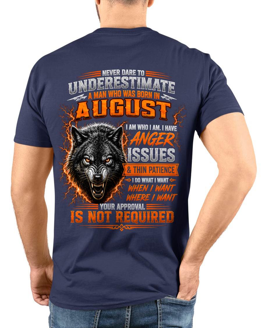 AUGUST MAN I DO WHAT I WANT SHIRT - FOR MAN - TLEE08 (SKU2608-244-08)