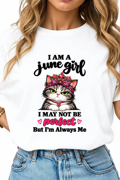 JUNE GIRL CAT SHIRT – ALWAYS ME - FOR WOMEN - TLEE06 (SKU2610-100-06)