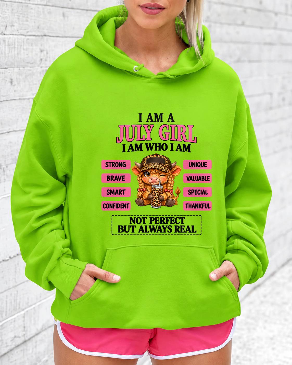 JULY GIRL – UNIQUE AND FEARLESS WOMAN TEE - FOR WOMEN - TLEE07 (SKU2610-616-07)