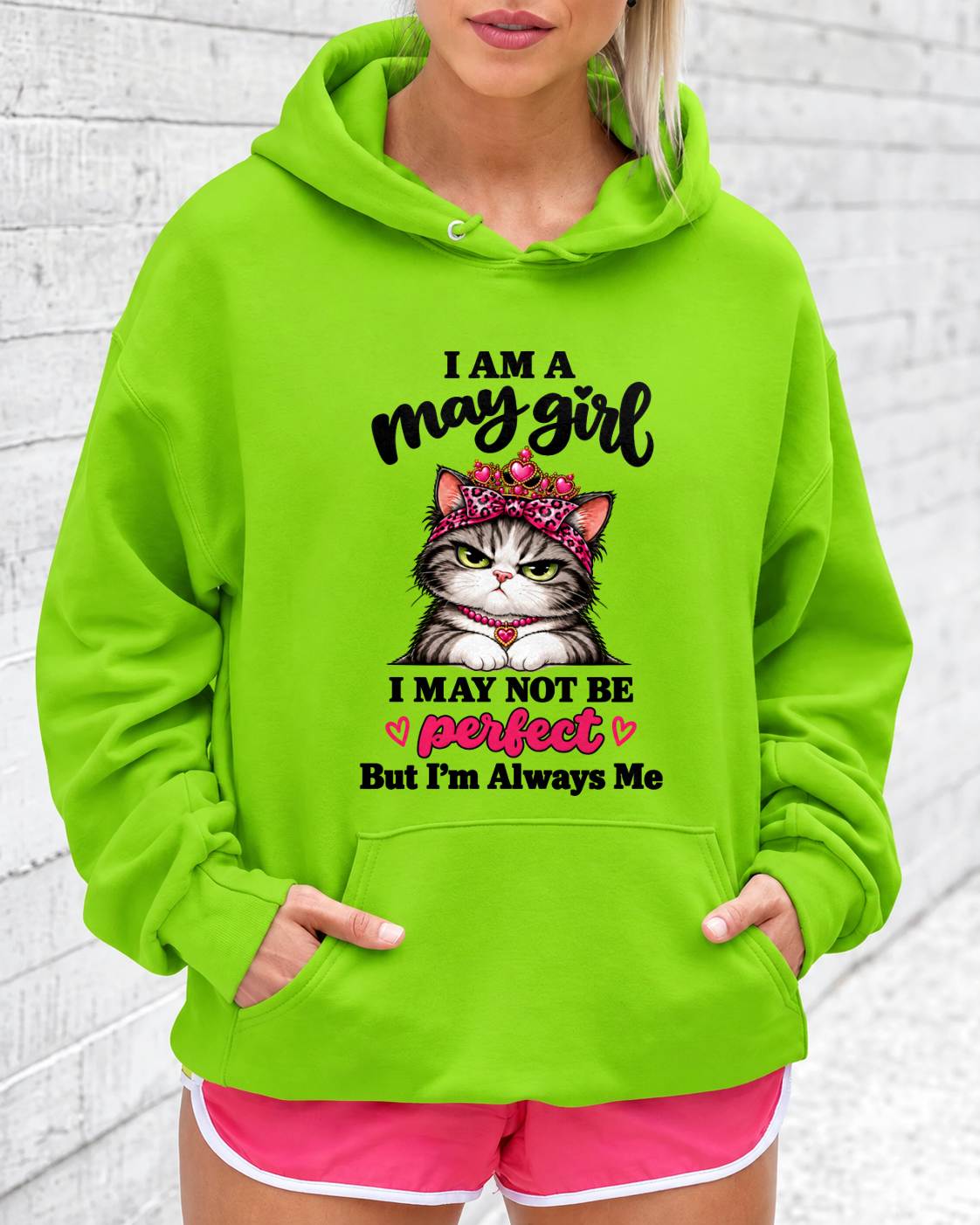 MAY GIRL CAT SHIRT – ALWAYS ME - FOR WOMEN - TLEE05 (SKU2610-100-05)