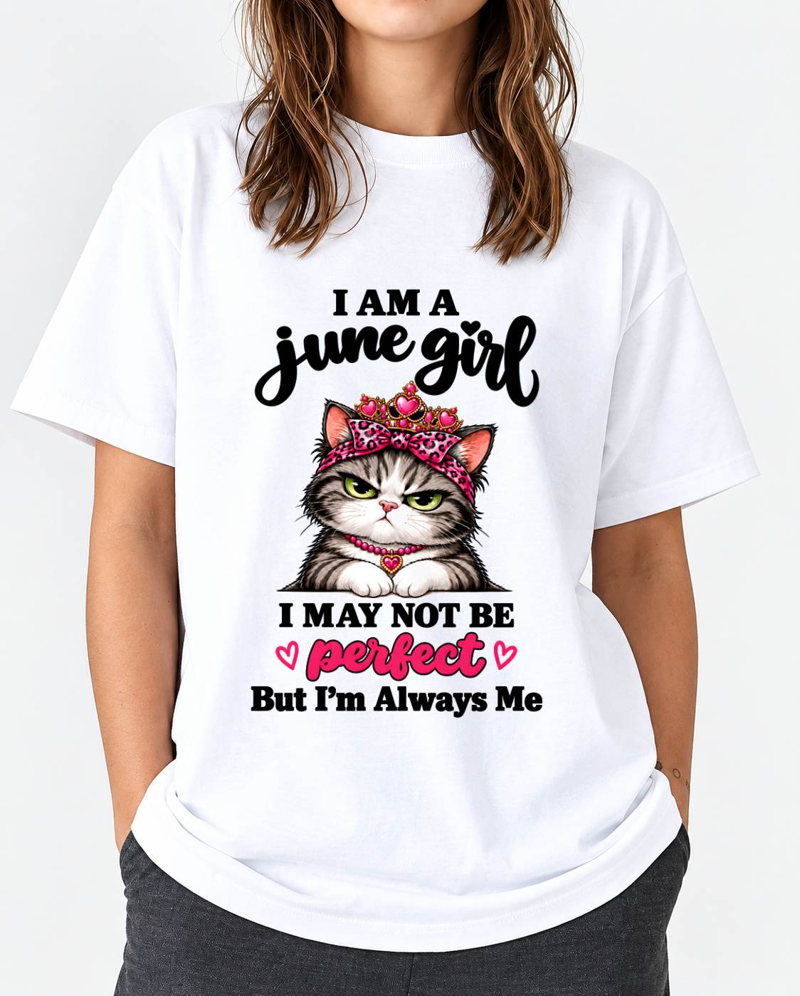 JUNE GIRL CAT SHIRT – ALWAYS ME - FOR WOMEN - TLEE06 (SKU2610-100-06)