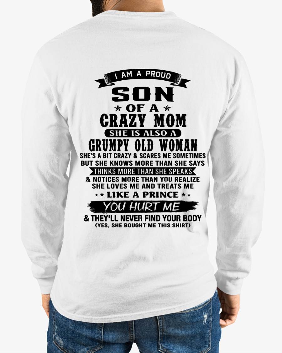 MY MOM IS CRAZY BUT SHE LOVES ME - FROM MOM - TLEE00 (SKU2606-354-00)