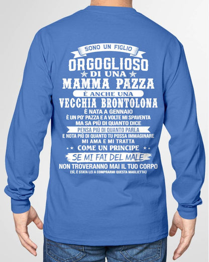 GENNAIO / FIGLIO DI UNA MAMMA PAZZA - REGALO DA MAMMA  - TLEE01 (SKU2606-204-01)