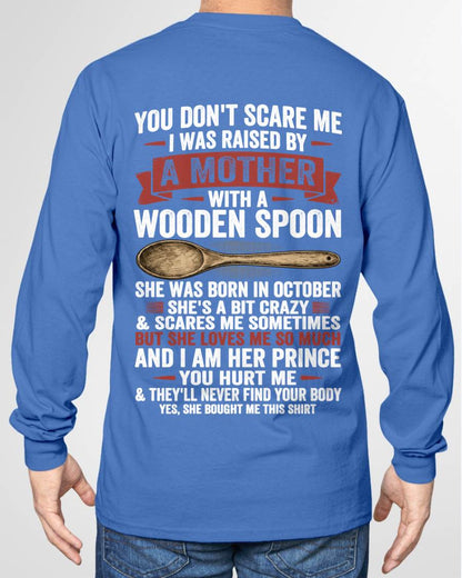 OCTOBER - SHE RAISED ME STRONG AND FEARLESS - FROM MOM - TLEE10 (SKU2604-85-10)