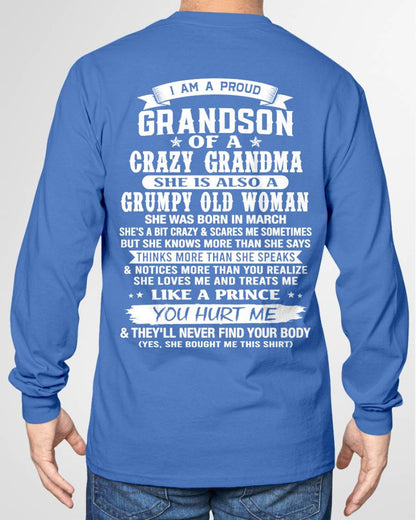 MARCH - GRANDSON OF A CRAZY GRANDMA - FROM GRANDMA - TLEE03 (SKU2606-274-03)