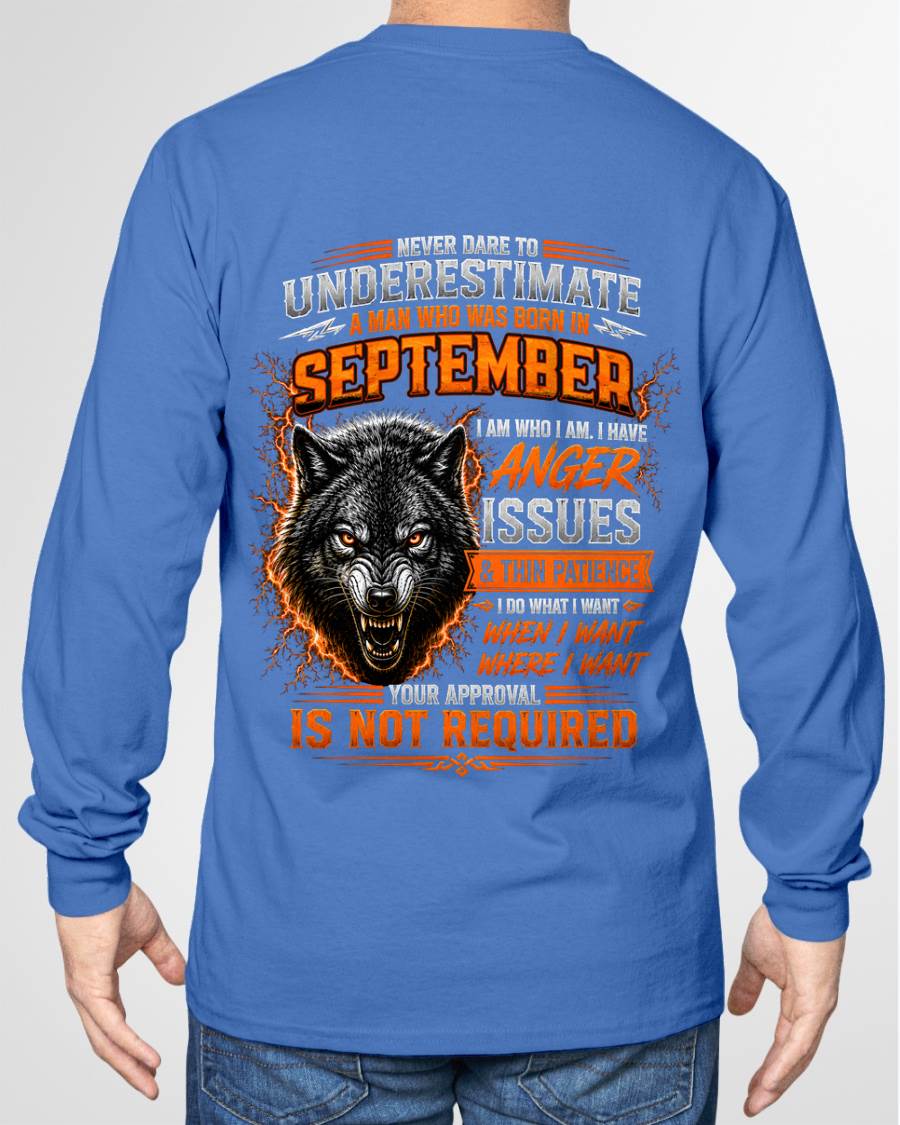 SEPTEMBER MAN I DO WHAT I WANT SHIRT - FOR MAN - TLEE09 (SKU2608-244-09)