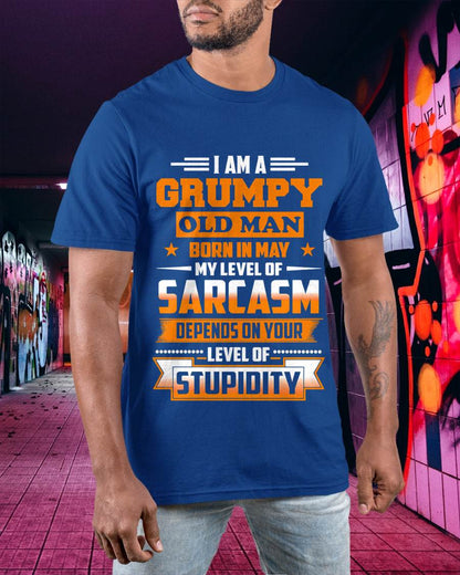 MAY GRUMPY OLD MAN SHIRT - FOR MAN - TLEE05 (SKU2605-128-05)