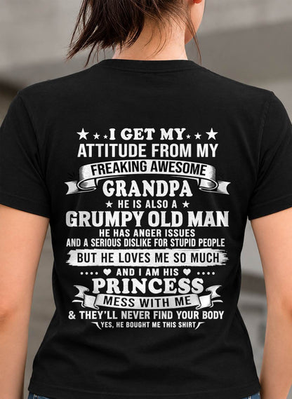 MY GRUMPY OLD GRANDPA LOVES ME FUNNY - FROM GRANDPA - TLEE00 (SKU2609-10-00)