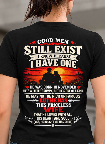NOVEMBER MAN & HIS PRICELESS WIFE - FROM HUSBAND - TLEE11 (SKU2609-79-11)