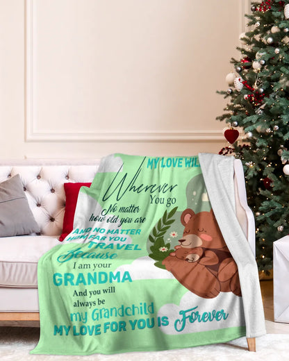 Special Gift For Your Granddaughter Blanket - From Grandma
