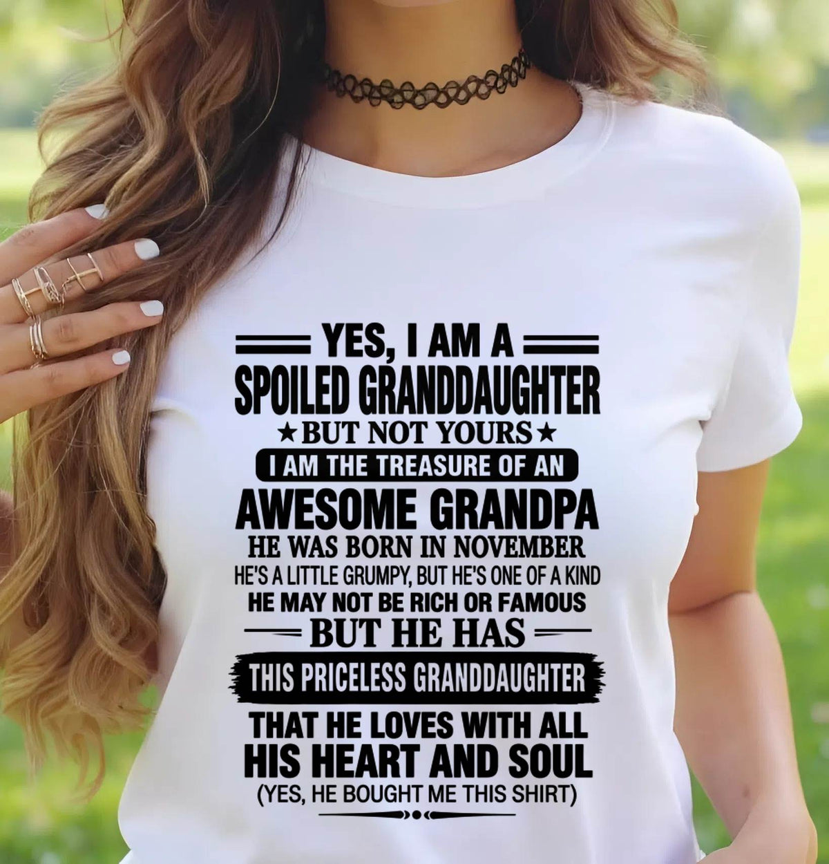 NOVEMBER GRANDPA & SPOILED GRANDDAUGHTER - FROM GRANDPA - TLEE11 (SKU2609-158-11)