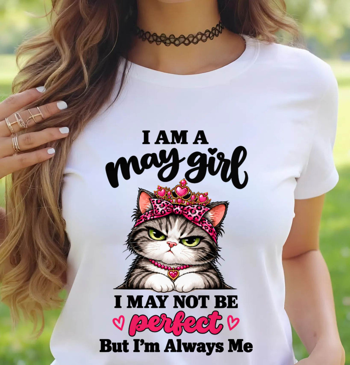 MAY GIRL CAT SHIRT – ALWAYS ME - FOR WOMEN - TLEE05 (SKU2610-100-05)