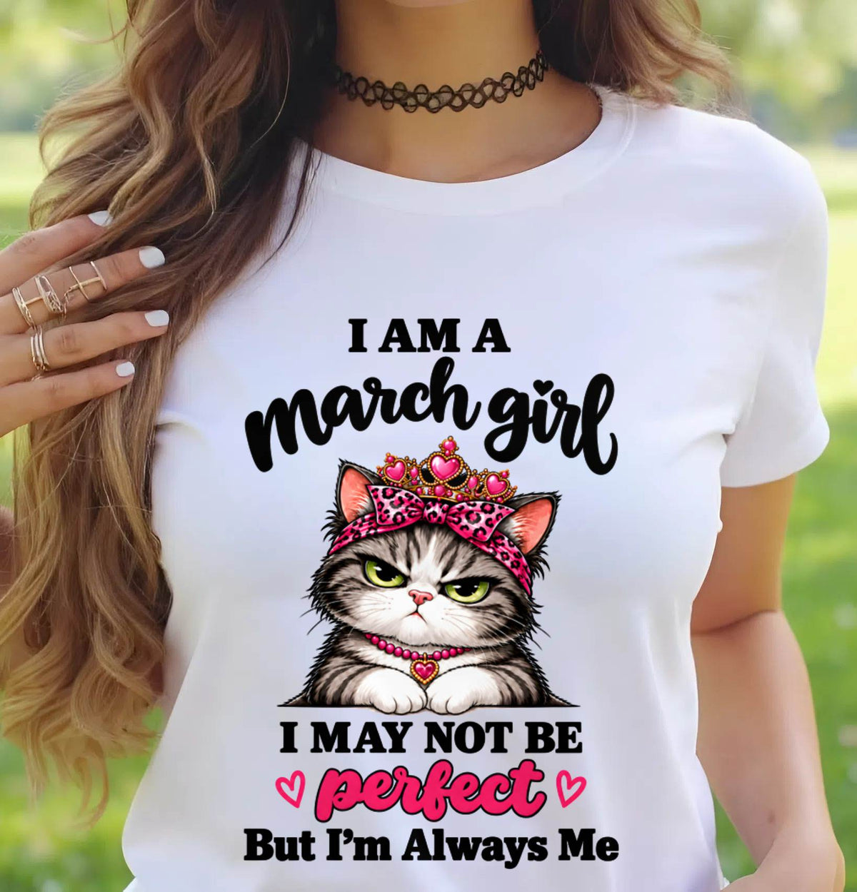 MARCH GIRL CAT SHIRT – ALWAYS ME - FOR WOMEN - TLEE03 (SKU2610-100-03)