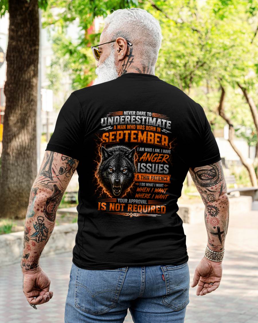 SEPTEMBER MAN I DO WHAT I WANT SHIRT - FOR MAN - TLEE09 (SKU2608-244-09)