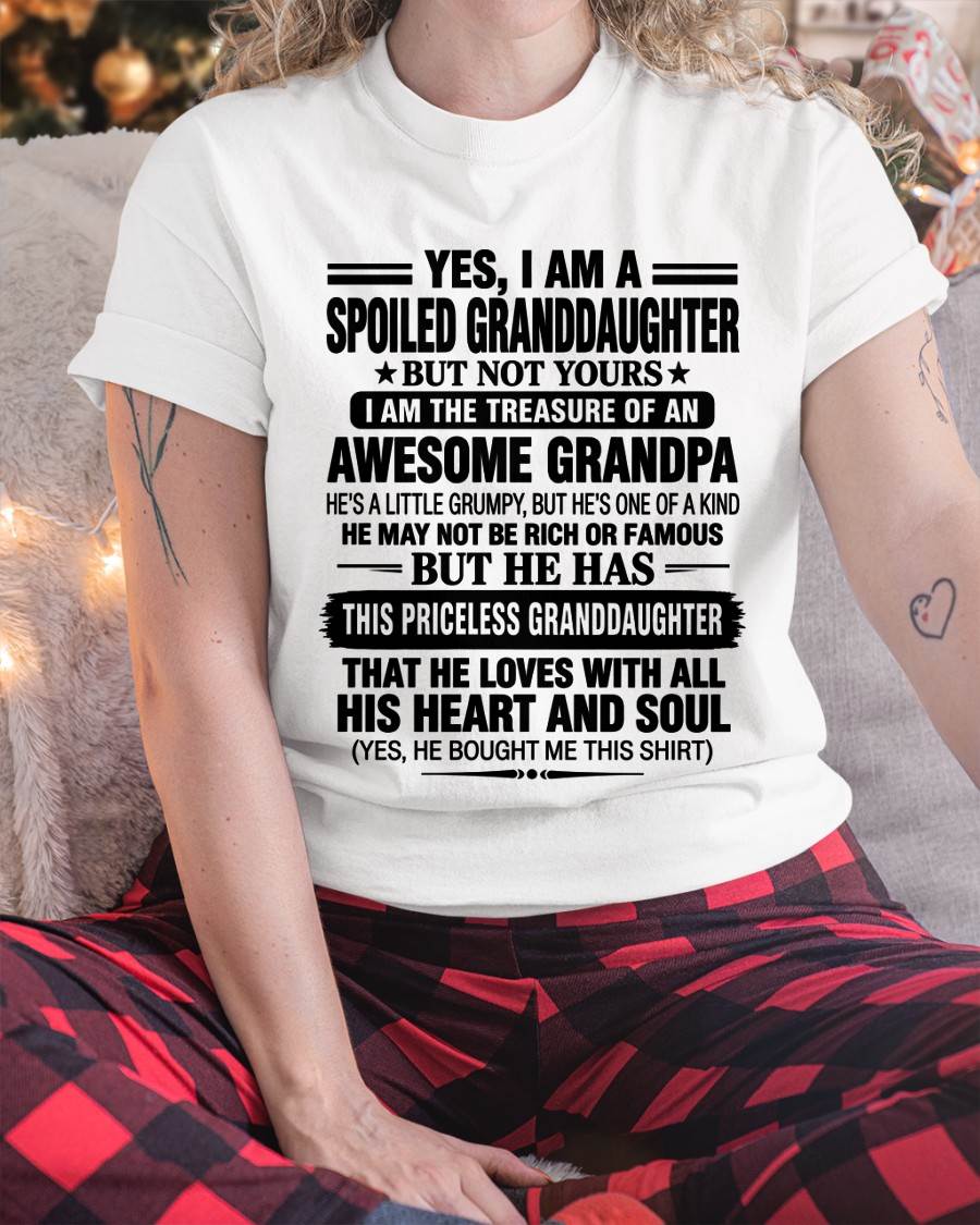 GRANDPA & SPOILED GRANDDAUGHTER - FROM GRANDPA - TLEE00 (SKU2609-158-00)