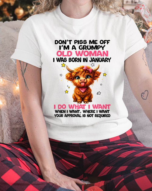 JANUARY GRUMPY LADY SHIRT - FOR WOMEN - TLEE01 (SKU2607-215-01)