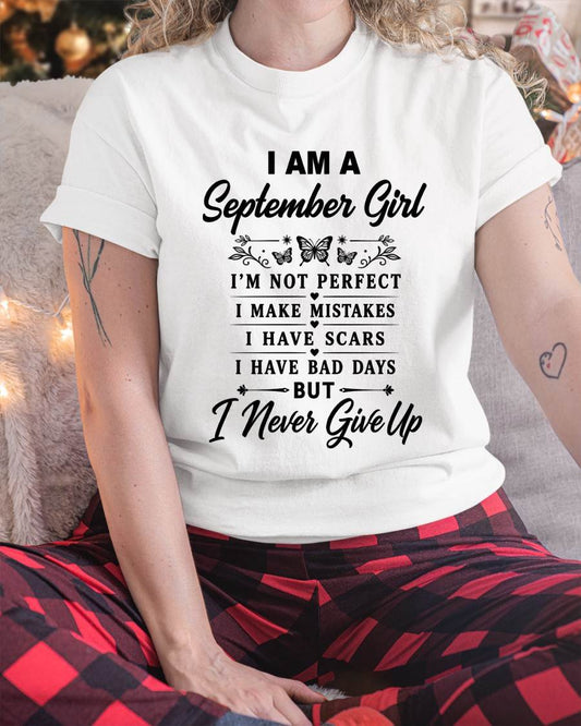 SEPTEMBER GIRL NEVER GIVE UP - FOR WOMEN - TLEE09 (SKU2606-378-09)