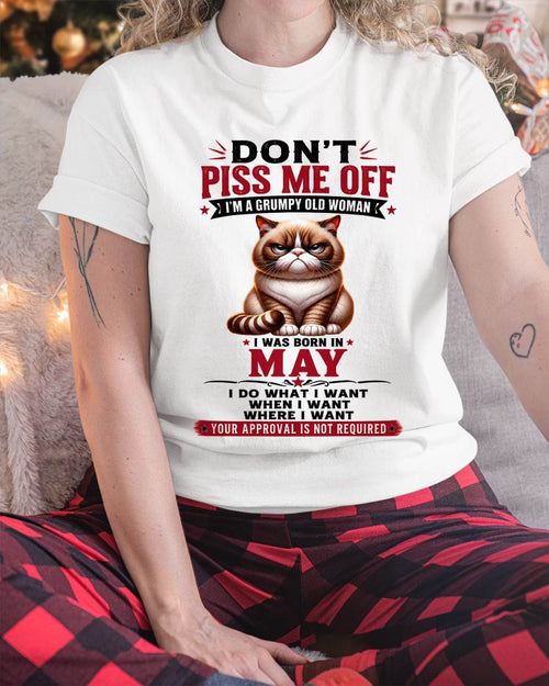 MAY – ZERO PATIENCE FUNNY CAT - FOR WOMEN - TLEE05 (SKU2608-291-05)