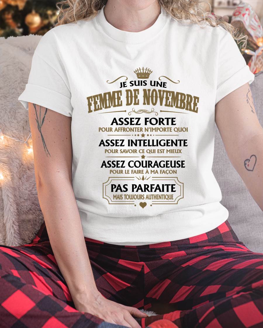 JE SUIS UNE FEMME DE NOVEMBRE - fma TLEE11 (SKU2609-38-11)