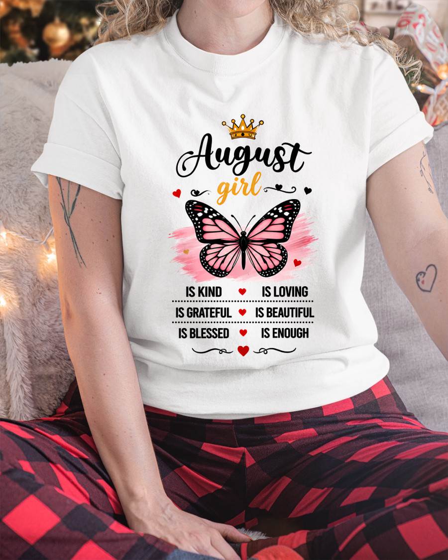 AGUST GIRL BUTTERFLY SHIRT - FOR WOMEN - TLEE08 (SKU2608-593-08)
