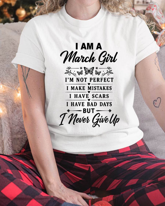MARCH GIRL NEVER GIVE UP - FOR WOMEN - TLEE03 (SKU2606-378-03)