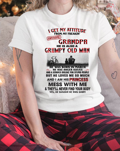 MARCH GRANDPA - GRUMPY • AWESOME • PROTECTIVE - FROM GRANDPA - TLEE03 (SKU2605-176-03)