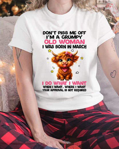 MARCH GRUMPY LADY SHIRT - FOR WOMEN - TLEE03 (SKU2607-215-03)