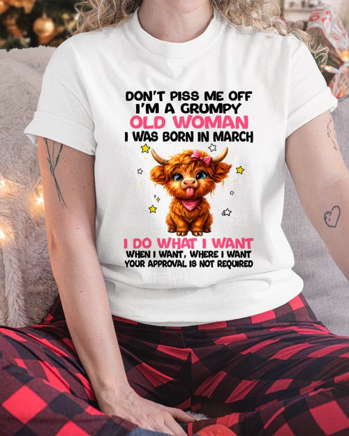 MARCH GRUMPY LADY SHIRT - FOR WOMEN - TLEE03 (SKU2607-215-03)