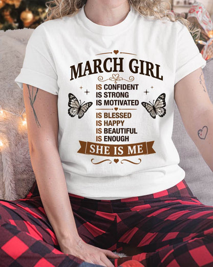 MARCH GIRL – FAITH, STRENGTH & BEAUTY - FOR WOMEN - TLEE03 (SKU2605-378-03)