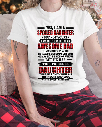 APRIL - DAD’S SPOILED DAUGHTER - FROM DAD - TLEE04 (SKU2609-31-04)