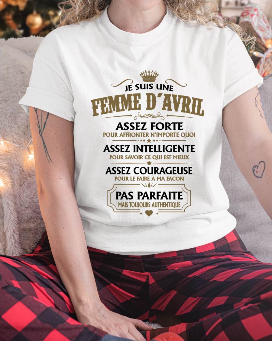 JE SUIS UNE FEMME D’AVRIL - fma TLEE04 (SKU2609-38-04)