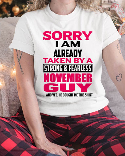 MY NOVEMBER GUY BOUGHT ME THIS SHIRT - FROM HUSBAND - TLEE11 (SKU2605-65-11)